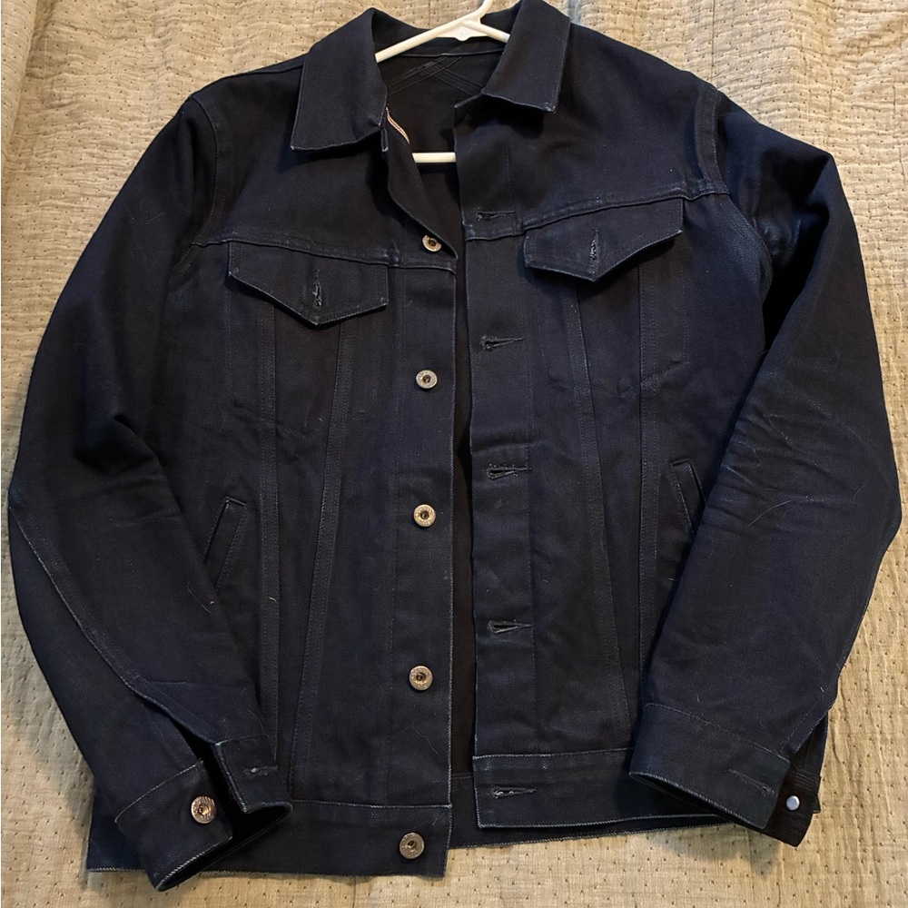 3sixteen Dark Navy Raw Denim Jacket